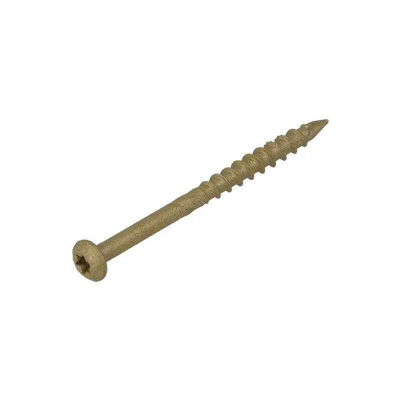 Dynaplus 0284.08.25601 Vis de façade AR-Bronze CK TX-15 4,0 x 40/22 mm - 200 pièces