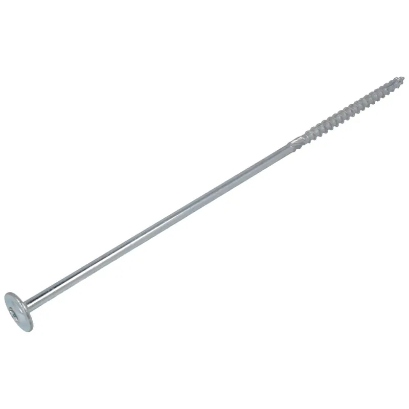 Dynaplus 0286.01.63701 Vis à bois VZ TK + pointe de coupe TX-40 8.0 x 260/100 mm - 50 pièces