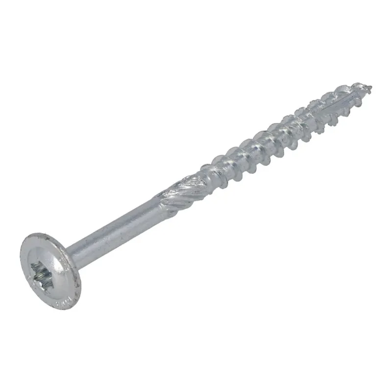 Dynaplus 0286.01.42601 Vis à bois VZ TK + pointe TX-25 5.0 x 100/55 mm - 100 pièces