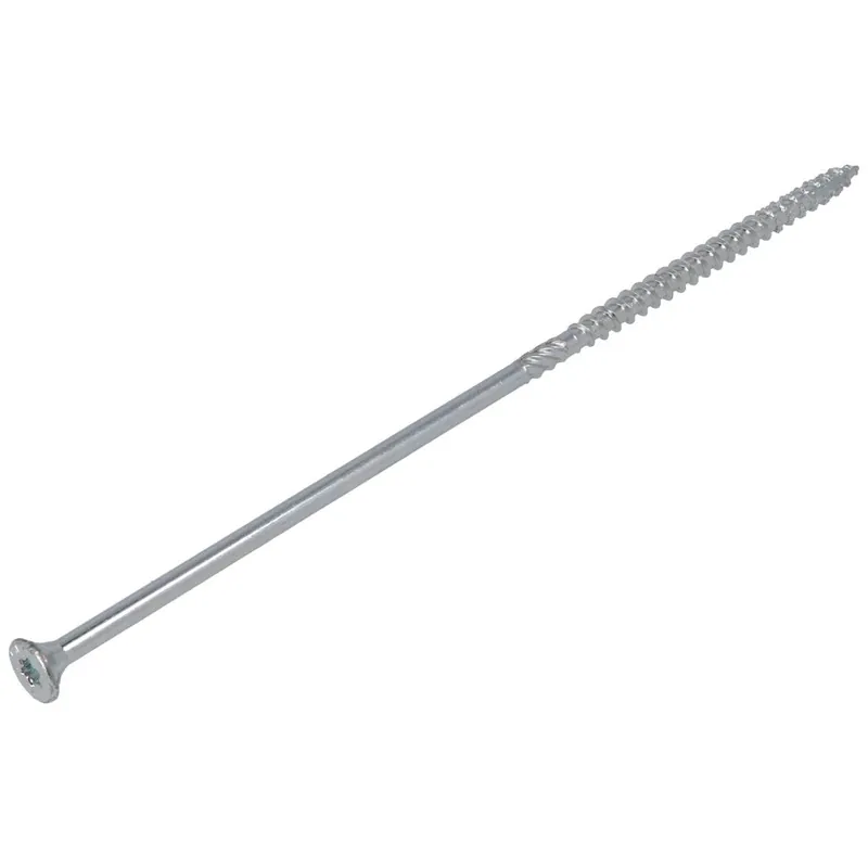 Dynaplus 0281.01.50601 Vis de construction VZ PK +Pointe de coupe TX-30 6.0 x 100/55 mm - 100 pièces