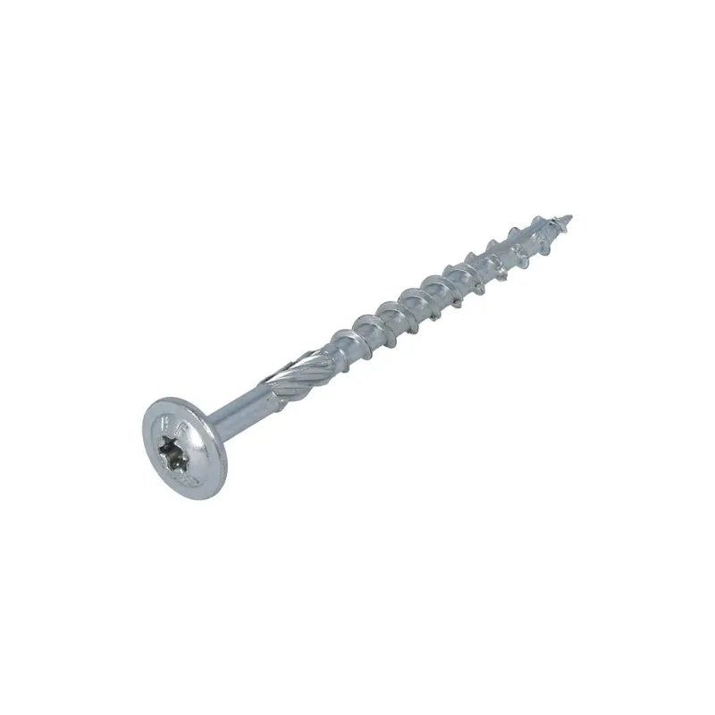 Proftec 5212.01.50401 Vis à bois VZ TK + pointe de coupe TX-30 6.0 x 80/50 mm - 50 pièces