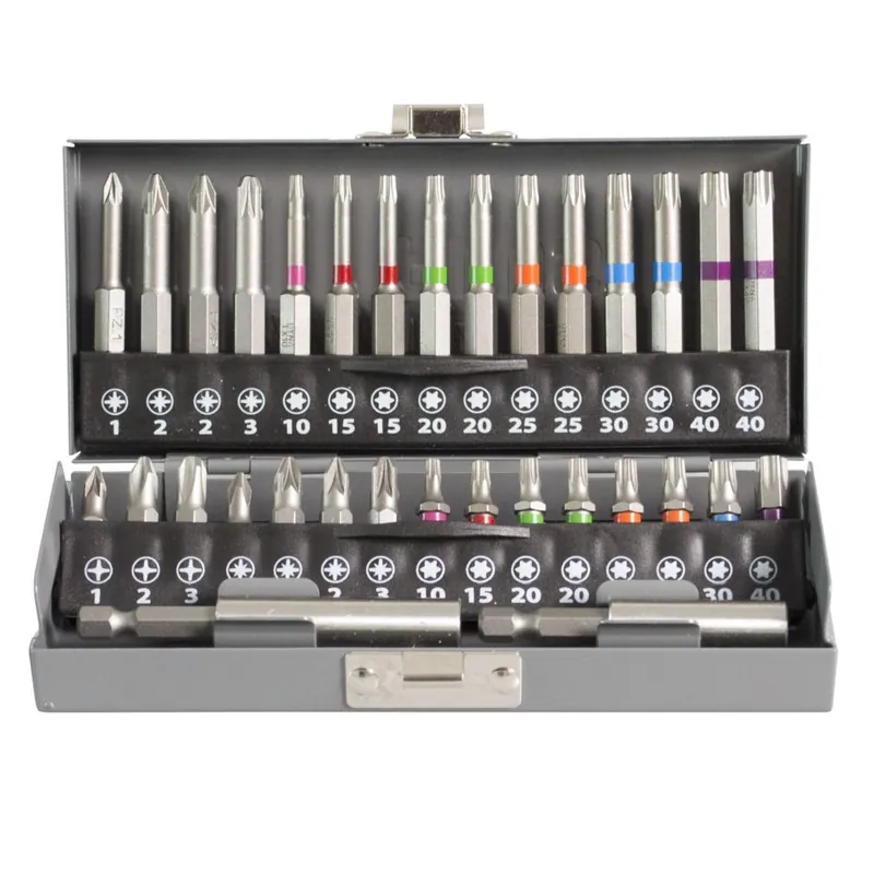 Dynaplus 8938.00.00700 Jeu d‘embouts professionnels 32 pièces DYNA colour tapes - emballage métallique