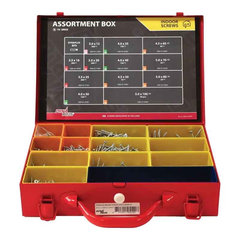 Dynaplus 0289.01.00410 Coffret d‘assortiment intérieur galvanisé TX