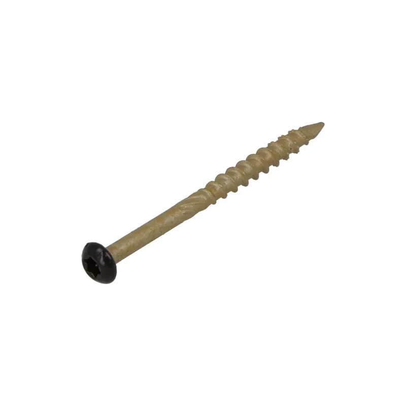 Dynaplus 0284.08.25605 Vis de façade AR-Bronze CK Tête noire TX-15 4.0 x 40/22 mm - 200 pièces