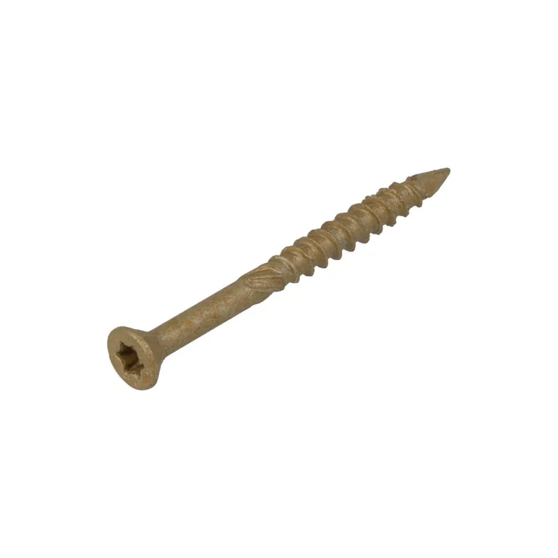 Dynaplus 0287.08.17901 Vis pour lattes de verre AR-Bronze PK-75° TX-15 3,5 x 50/28 mm - 200 pièces