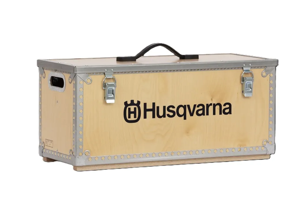 Husqvarna 587126701 Boîte de transport en bois Anneau 14"