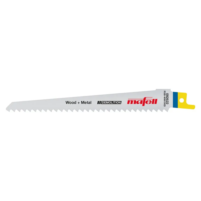 Mafell Accessoires 092622 Lame de scie à guichet RSB-WM150 D bois et métal, 5 pièces
