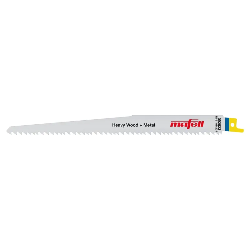 Mafell Accessoires 092623 Reciprozaagblad RSB-WM225 hard hout en metaal, 5 stuks