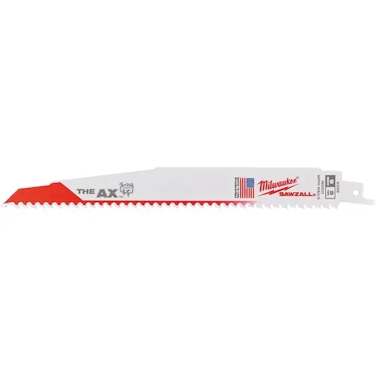 Milwaukee Accessoires 48475026 Sawzall The AX Lame de scie alternative bois 230mm 5Tpi 5ST