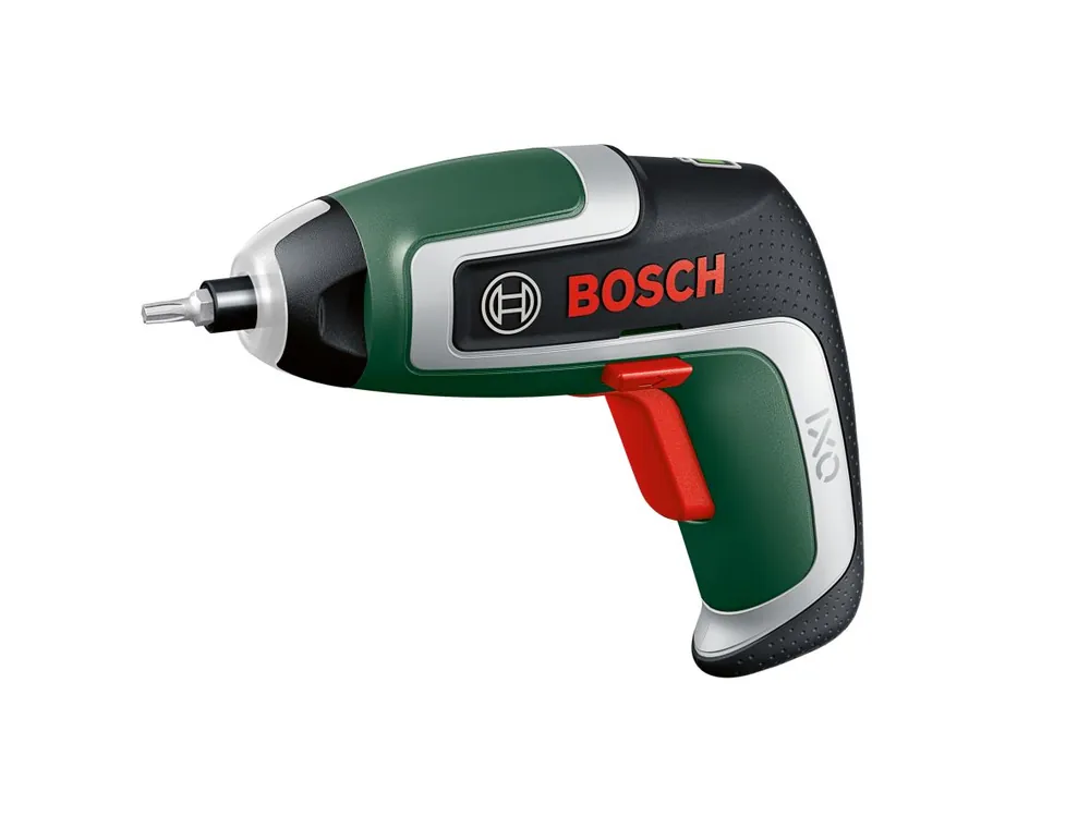 Bosch Vert 06039E0000 IXO 7 Basic jeu de tournevis sans fil 3.6V 2.0 Ah et câble de chargement Micro-USB dans la boîte