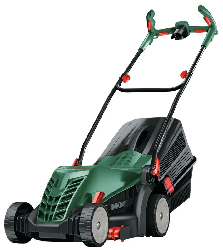 Bosch Vert 06008A6502 UniversalRotak 37-570 tondeuse à gazon avec collecteur d‘herbe 40 l