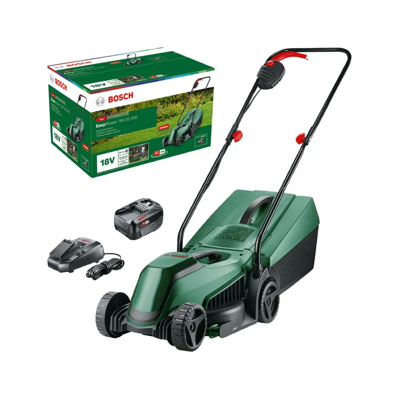 Bosch Vert 06008B9D00 EasyMower 18V-32-200 Batterie tondeuse 1 x 4.0 Ah et chargeur AL1830