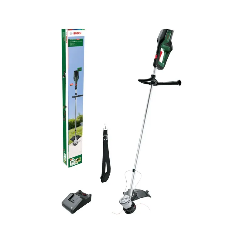 Bosch Vert 06008C1K00 AdvancedGrassCut 36V-33 Coupe-bordures à batterie 1x 36V 2.0 Ah et chargeur AL3620CV en boîte