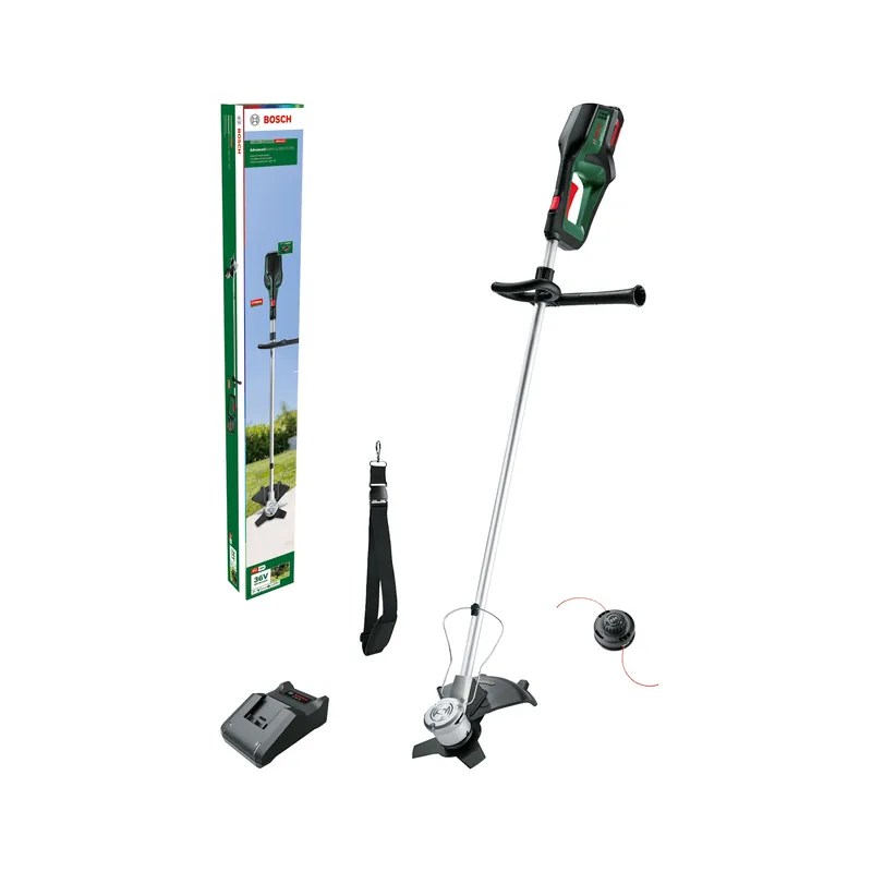 Bosch Vert 06008C1K03 AdvancedBrushCut 36V-23-750 set de tondeuse sans fil 1x 2.0 Ah et chargeur AL 36V-20 en boîte