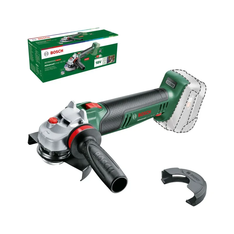 Bosch Vert 06033E5100 AdvancedGrind 18V-80 Accu angle grinder set excl. batteries et chargeur en boîte