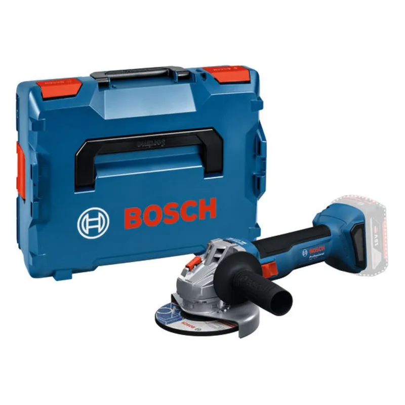 Bosch Bleu 06019N9001 GWS 18V-8 Accu meuleuse d‘angle 125mm excl. batteries et chargeur en L-BOXX