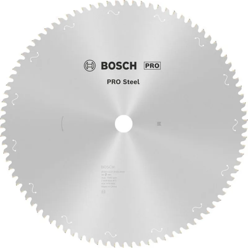 Bosch Bleu Accessoires 2608844871 Lame de scie circulaire PRO Steel pour machines à fil, 355 x 2.2 x 25.4 mm, T90