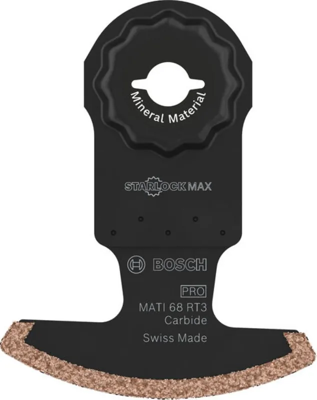 Bosch Bleu Accessoires 2608669144 PRO Starlock Max MATI 68 RT3 Lame de scie d‘angle Carbure Jointoiement+Abrasif 68 x 30