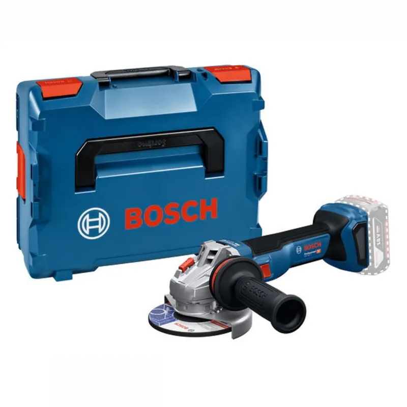 Bosch Bleu 06019N4102 GWS 18V-11 meuleuse d‘angle sans fil 125mm excl. batteries et chargeur en L-BOXX