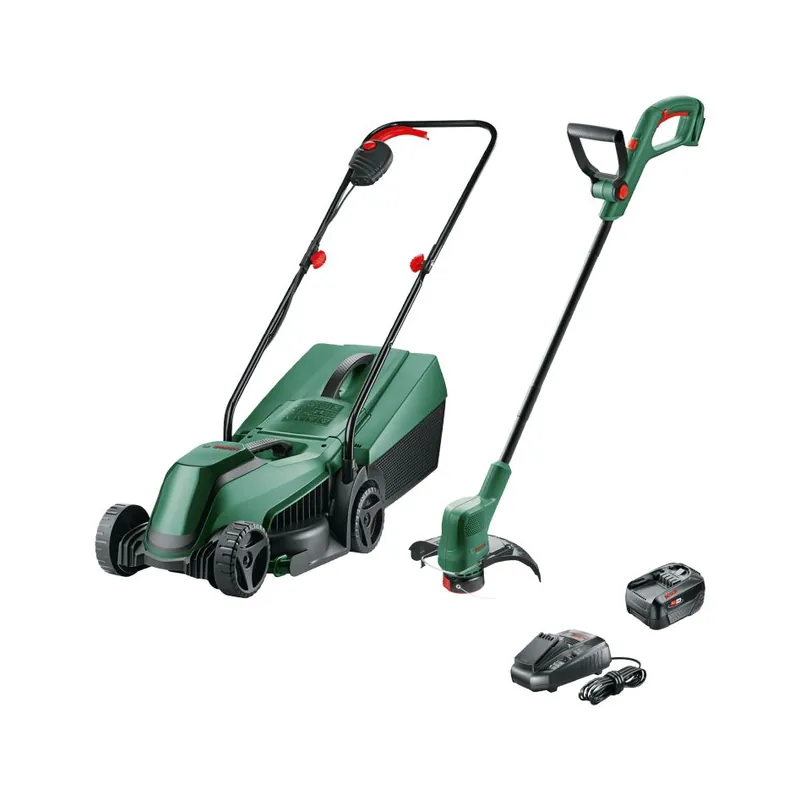 Bosch Vert 06008B9D02 EasyMower 18V-32-200 + EasyGrassCut 18V-26 BT Combiset 1 x 4.0 Ah et chargeur AL1830