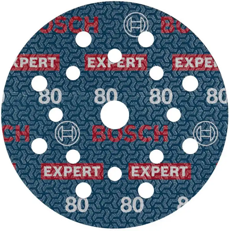 Bosch Bleu Accessoires 2608902400 EXPERT Disque abrasif O780 avec support film 125 mm G80 6x