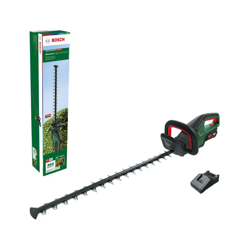 Bosch Vert 060084A300 AdvancedHedgeCut 36V-65-28 Taille-haie Accu 2.0 Ah et chargeur