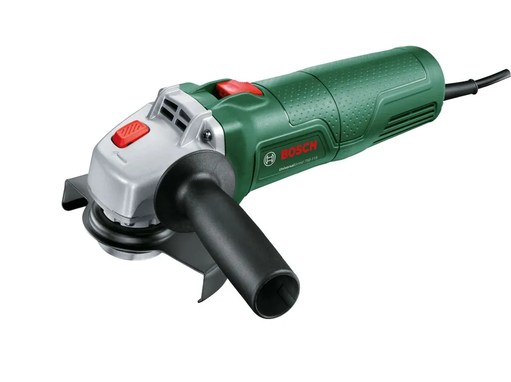 Bosch Vert 06033E2000 UniversalGrind 750-115 Set de meuleuses d‘angle 115mm