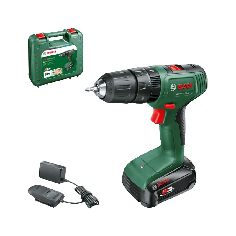 Bosch Vert 06039D810E EasyImpact 18V-38 Visseuse sans fil 1x 2.0 Ah et chargeur