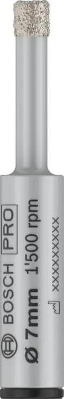 Bosch Bleu Accessoires 2608599054 PRO Mèche diamantée sèche en céramique 7 x 33 x 13 mm
