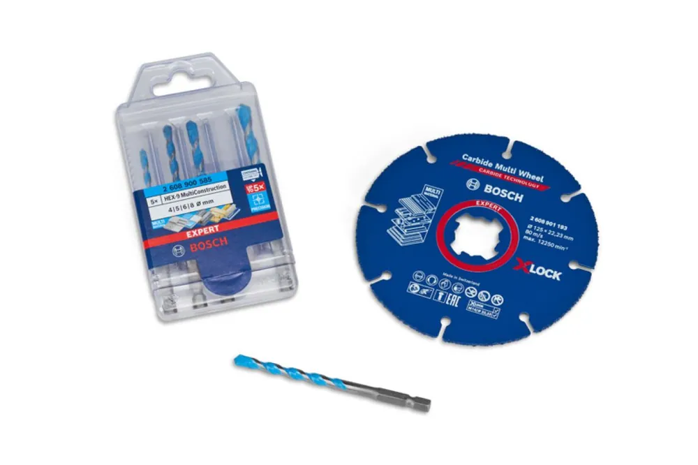 Bosch Bleu Accessoires 061599765R Ensemble multi-matériaux