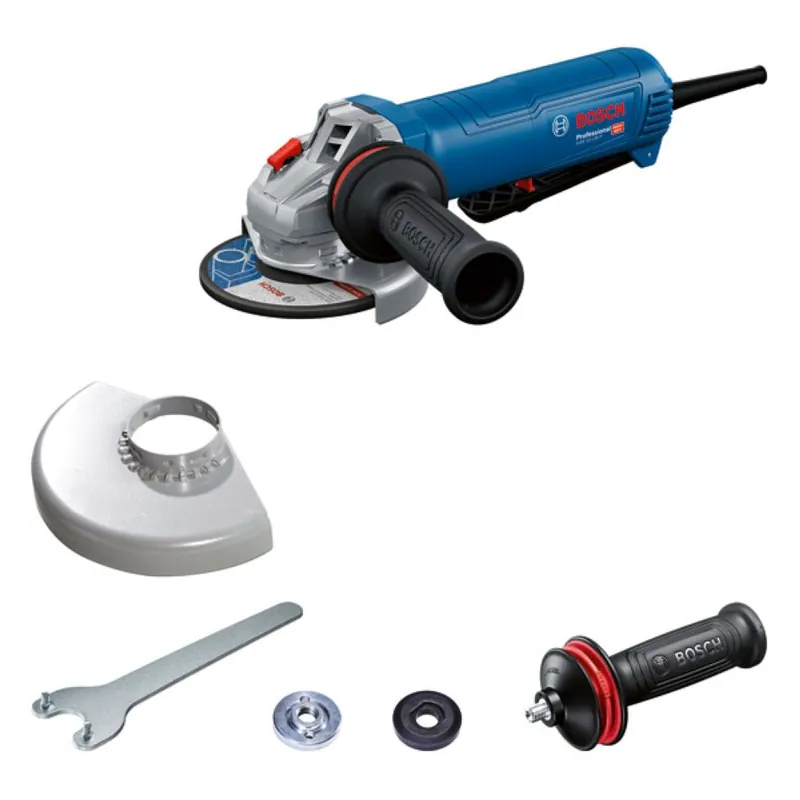 Bosch Bleu 06013A6200 GWS 12-125 P Meuleuse d‘angle avec capot de protection