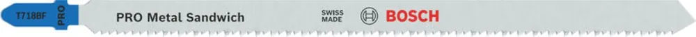 Bosch Bleu Accessoires 2608655114 PRO Metal Sandwich T718BF lames de scie sauteuse 180 mm 5 pièces