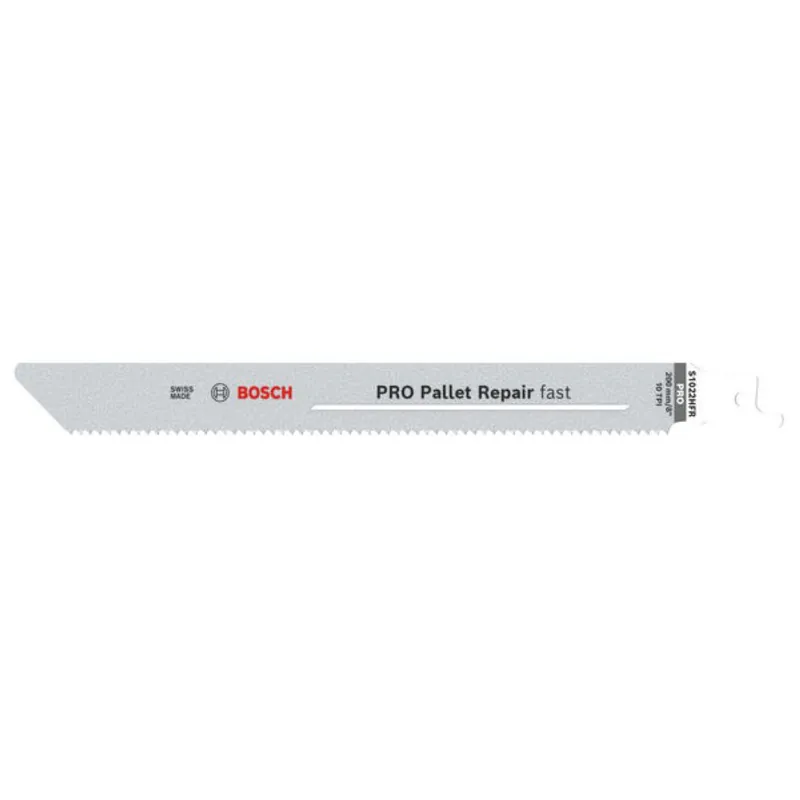 Bosch Bleu Accessoires 2608659061 PRO Pallet Repair fast S1022HFR lame de scie, 0.9 x 19 x 200 mm 5 pièces