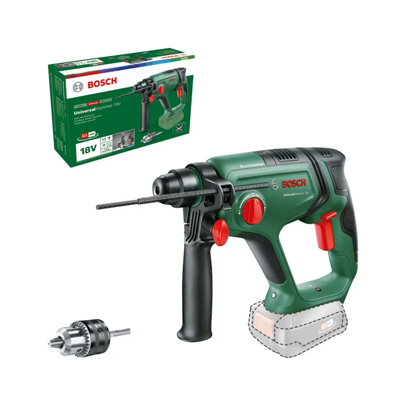 Bosch Vert 06039D6001 UniversalHammer 18V Cordless Hammer excl. batteries et chargeur dans la boîte