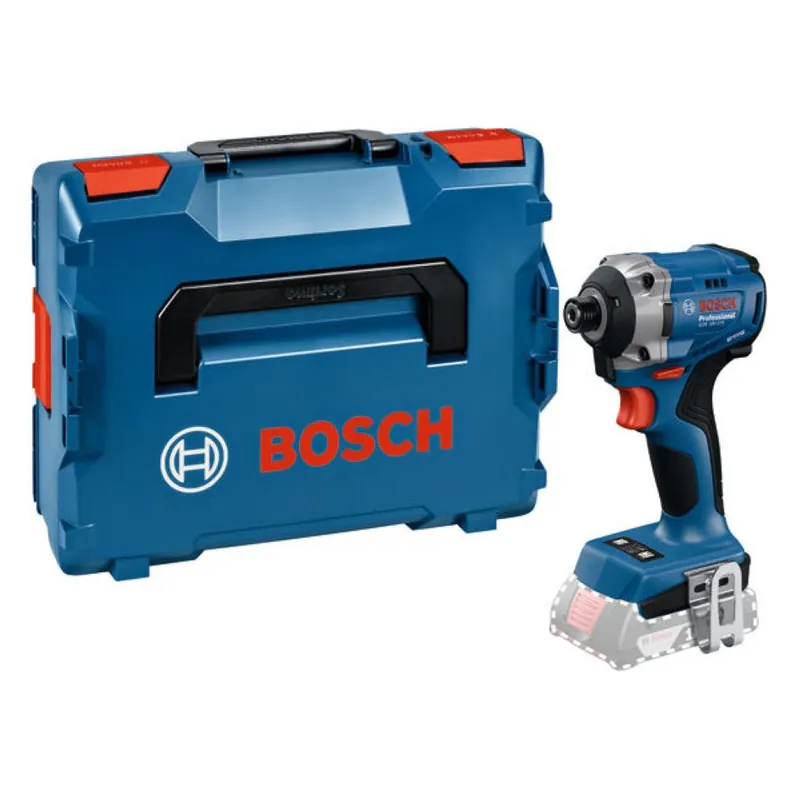 Bosch Bleu 06019N2000 Visseuse à percussion sans fil GDR 18V-215 excl. batteries et chargeur en L-BOXX
