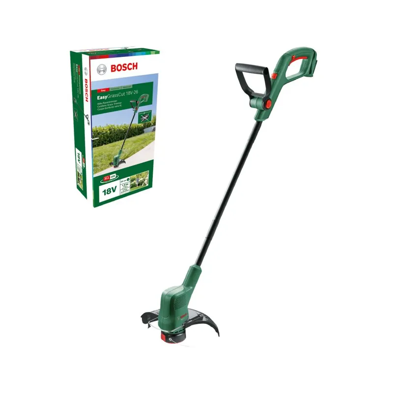 Bosch Vert 06008C1C04 EasyGrassCut 18V-26 Accu trimmer excl. batteries et chargeur dans la boîte