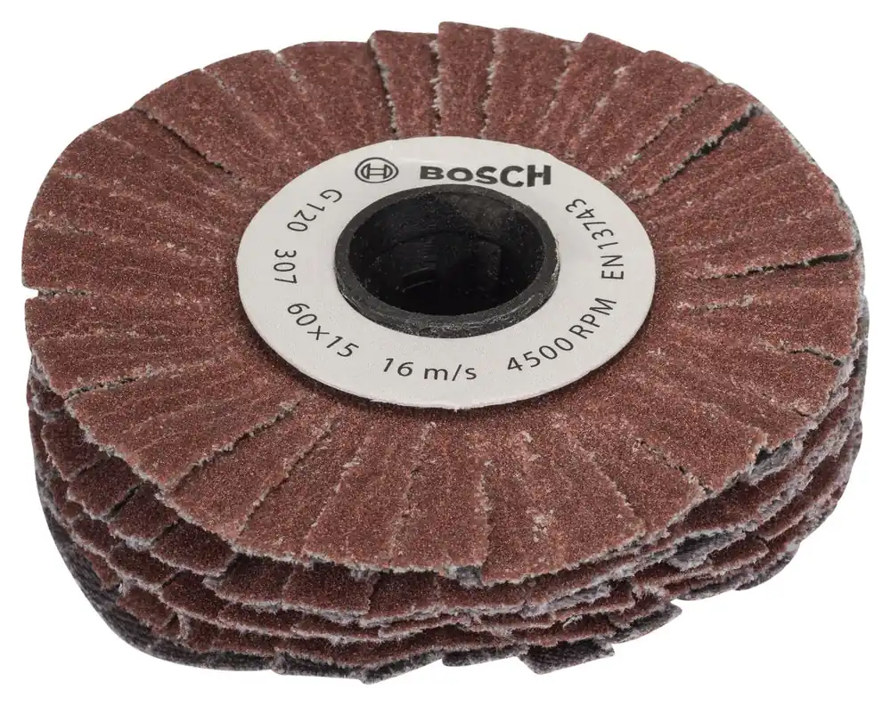 Bosch Vert Accessoires 1600A00155 Rouleau de ponçage (flexible) 15 mm K120 Texoro