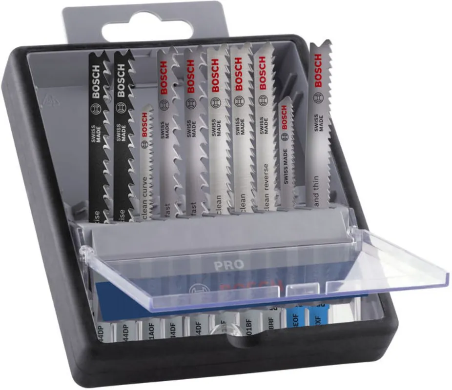 Bosch Bleu Accessoires 2607011944 PRO Ensemble bois et métal 100 mm dans la cassette Robustline