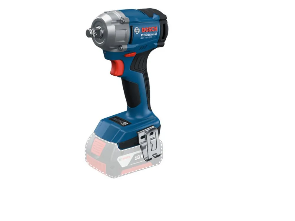 Bosch Bleu 06019M5020 Clé à chocs sans fil GDS 18V-350 excl. batteries et chargeur en boîte