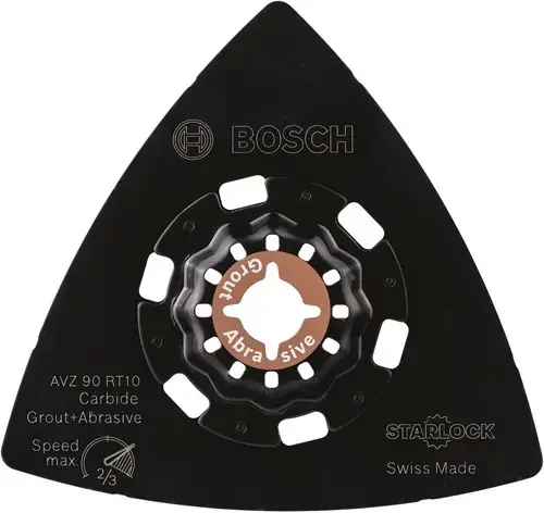 Bosch Bleu Accessoires 2609256F04 Starl AVZ 90 RT10 Delta pad de ponçage