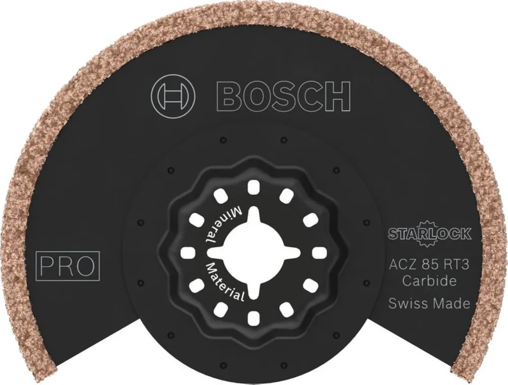 Bosch Bleu Accessoires 2608669120 PRO Starlock ACZ 85 RT3 Lame de scie à segment Carbure Grout+Abrasive 85