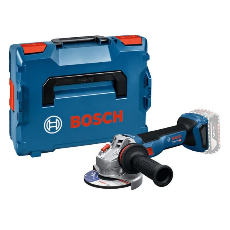 Bosch Bleu 06019N4001 GWS 18V-11 S Accu meuleuse d‘angle 125mm excl. batteries et chargeur en L-BOXX
