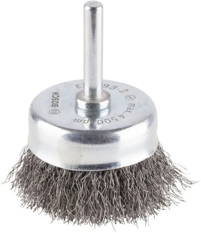 Bosch Bleu Accessoires 2608622022 PRO Brosse métallique pour nettoyer le bol, tige droite, 50 x 0,2 mm