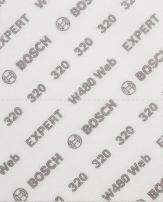 Bosch Bleu Accessoires 2608902384 EXPERT Feuille abrasive Web W480 115 x 140 mm G320 2x