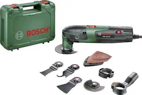Bosch Vert 0603102001 PMF 220 CE Set d‘outils multiples