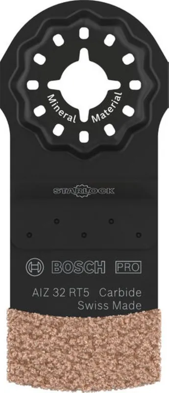 Bosch Bleu Accessoires 2608669122 PRO Starlock AVZ 32 RT5 Lame de scie amovible Carbure Jointoiement+Abrasif 32 x 30