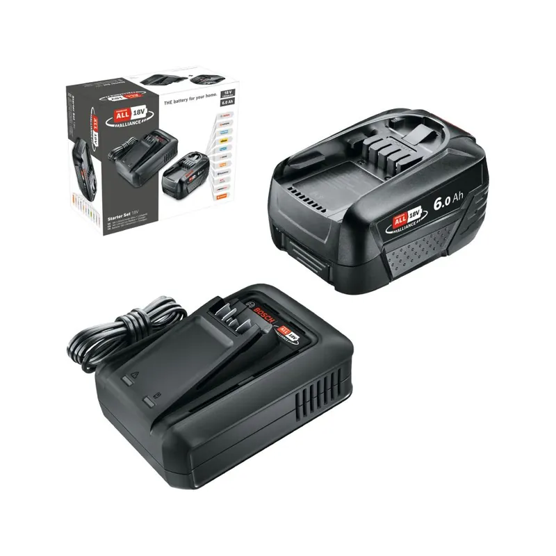 Bosch Vert Accessoires 1600A032A8 Kit de démarrage 18V 1x 18V 6.0Ah + AL18-44