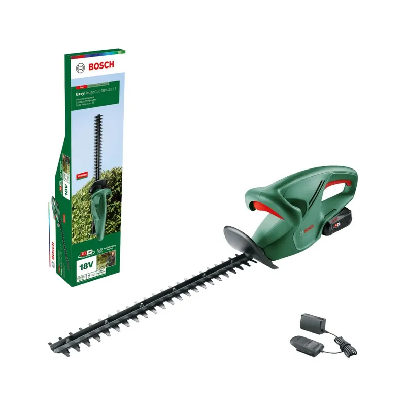 Bosch Vert 0600849H07 EasyHedgeCut 18V-44-11 Batterie taille-haie 1x 18V 2.0 Ah et chargeur AL1810CV