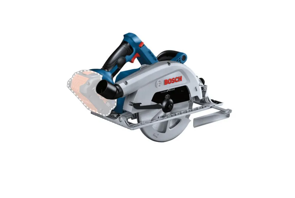 Bosch Bleu 06016C9000 GKS 18V-68 set de scie circulaire sans fil 190mm excl. batteries et chargeur