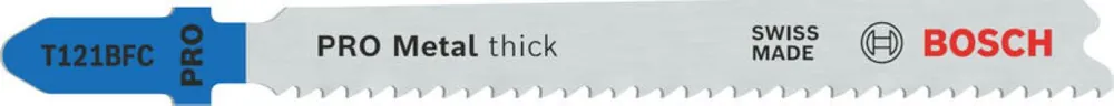 Bosch Bleu Accessoires 2608655110 PRO Metal thick T121BFC lame de scie sauteuse 92 mm 5 pièces
